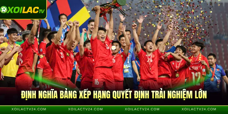 Định nghĩa bảng xếp hạng quyết định trải nghiệm lớn